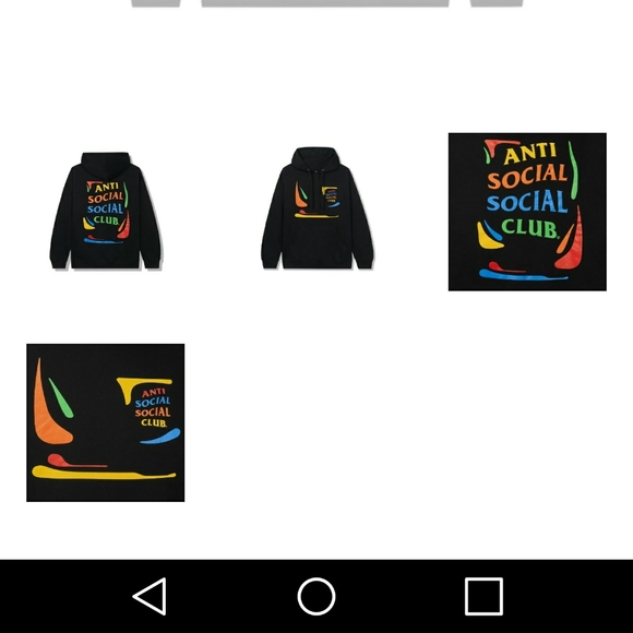 Anti social social UNISEX club hoodie - Picture 3 of 7